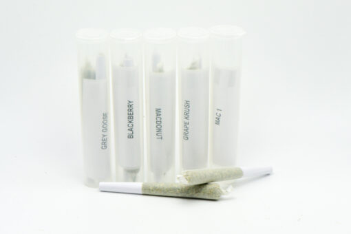 2 PRE-ROLLS $12 PER TUBE