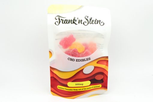 FRANK 'N' STEIN CBD GUMMIES 500MG -$25 PER BAG