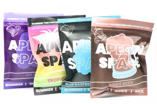 APES IN SPACE THC GUMMIES 1000MG - $38 PER BAG