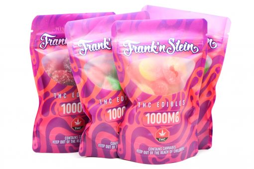 FRANK 'N’ STEIN THC GUMMIES – 1000MG - $32 PER BAG