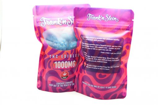 FRANK 'N’ STEIN THC GUMMIES – 1000MG - $32 PER BAG