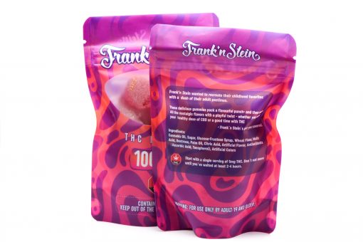FRANK 'N’ STEIN THC GUMMIES – 1000MG - $35 PER BAG