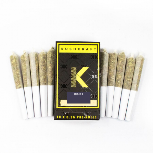 KUSHKRAFT 10 X 0.3G PREMIUM PRE-ROLLS - $35 PER PACK